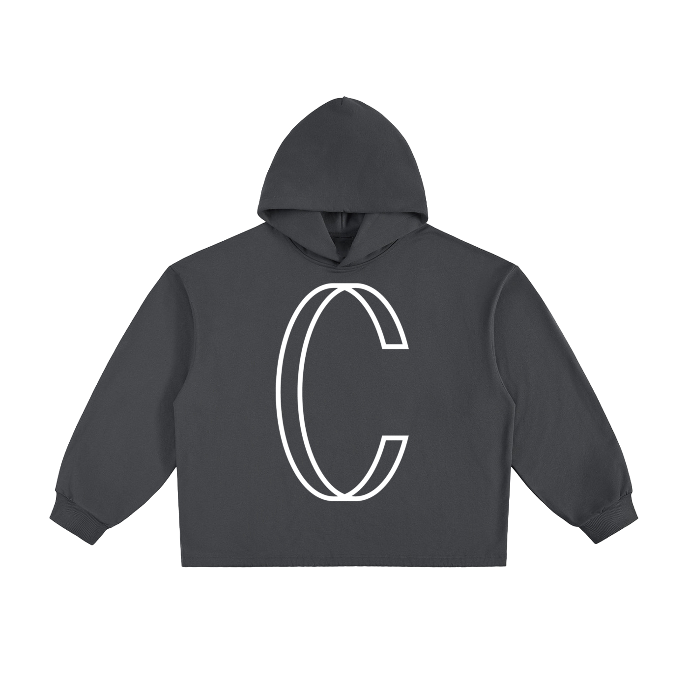Big "C" Oversized Pullover (Dark Grey)