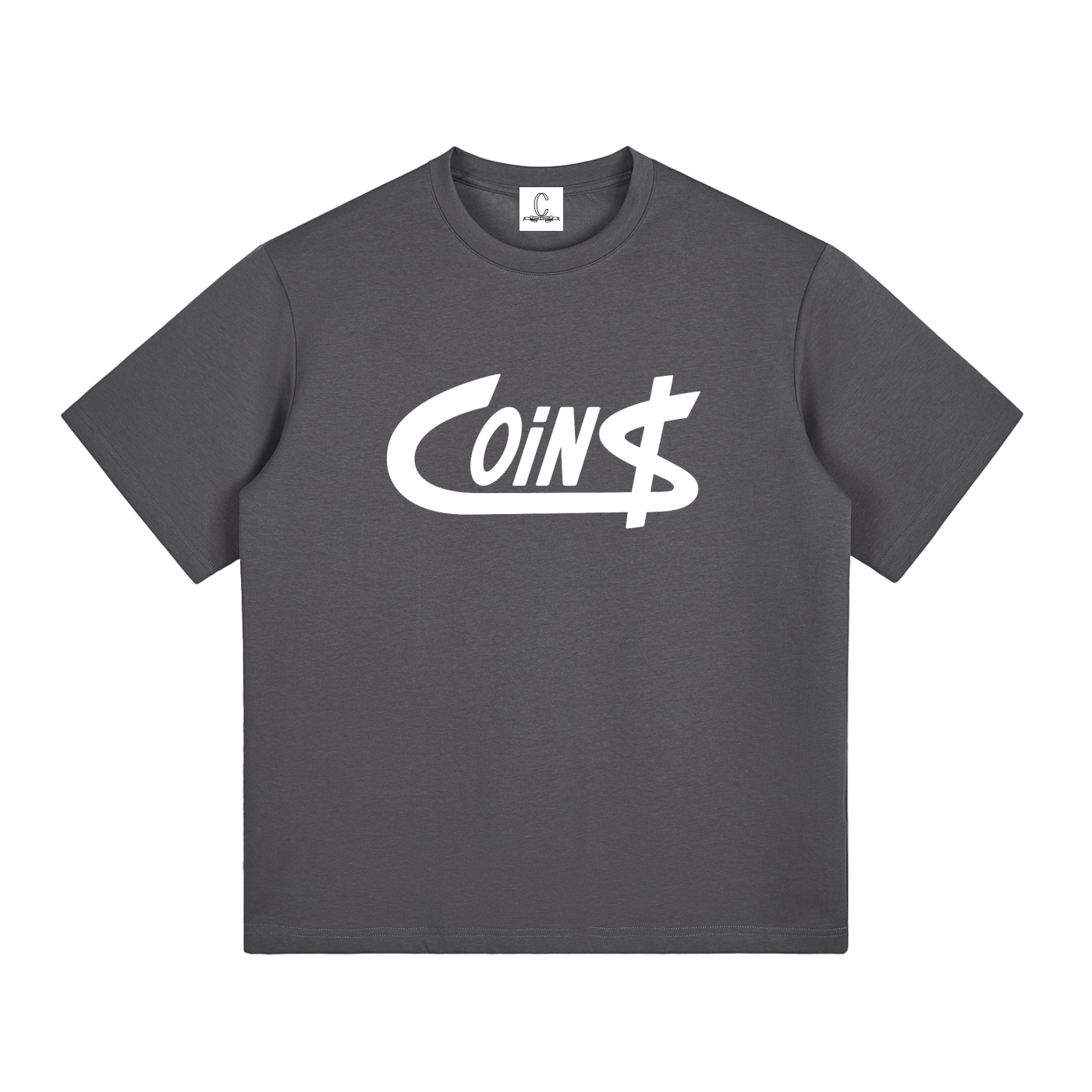 Coin$ "OG" Boxy Drill-T (Dark Grey)