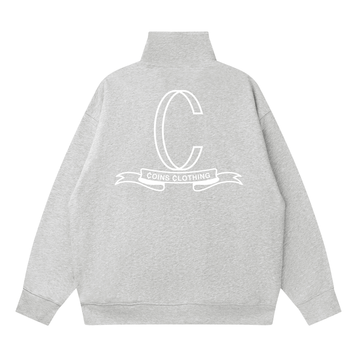 Coin$ "OG" Status Half-Zip (Light Grey)